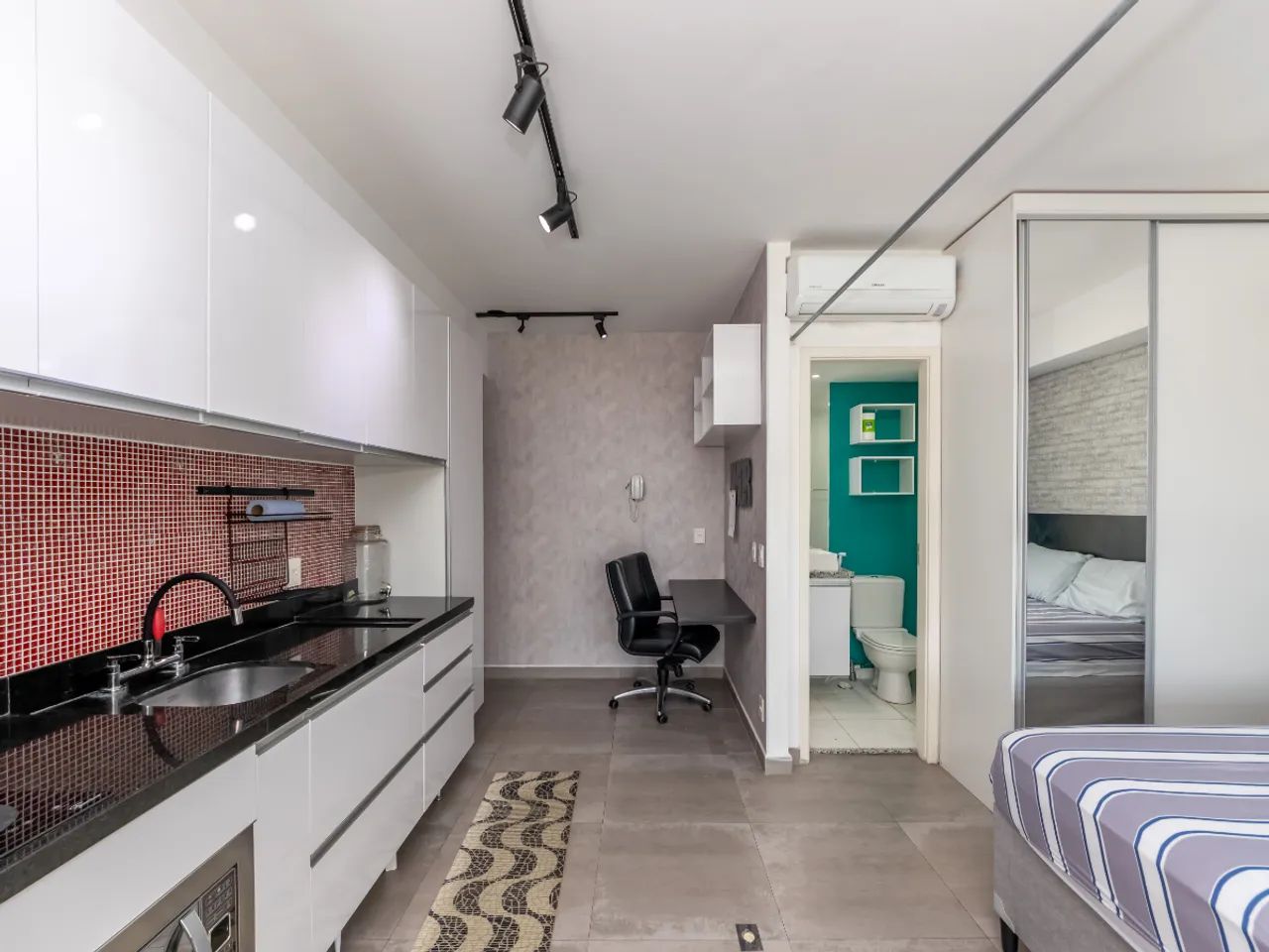 Studio para venda com 1 quarto, sendo 1 suíte, 36m² - Foto 3