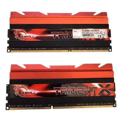 Memória 8Gb DDR3-2400MHz 2x4GB Gskill Trident X -F3-2400C10D-8GTX