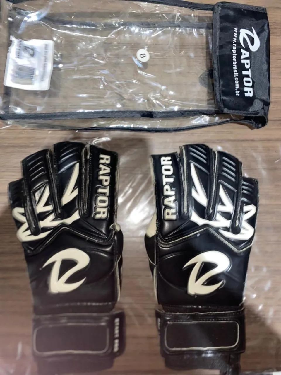 Luvas de Goleiro Raptor - Tamanho 8