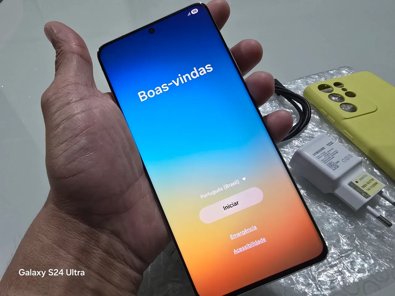 Samsung Galaxy S21 Ultra 5G 256Gb impecável e com nota fiscal