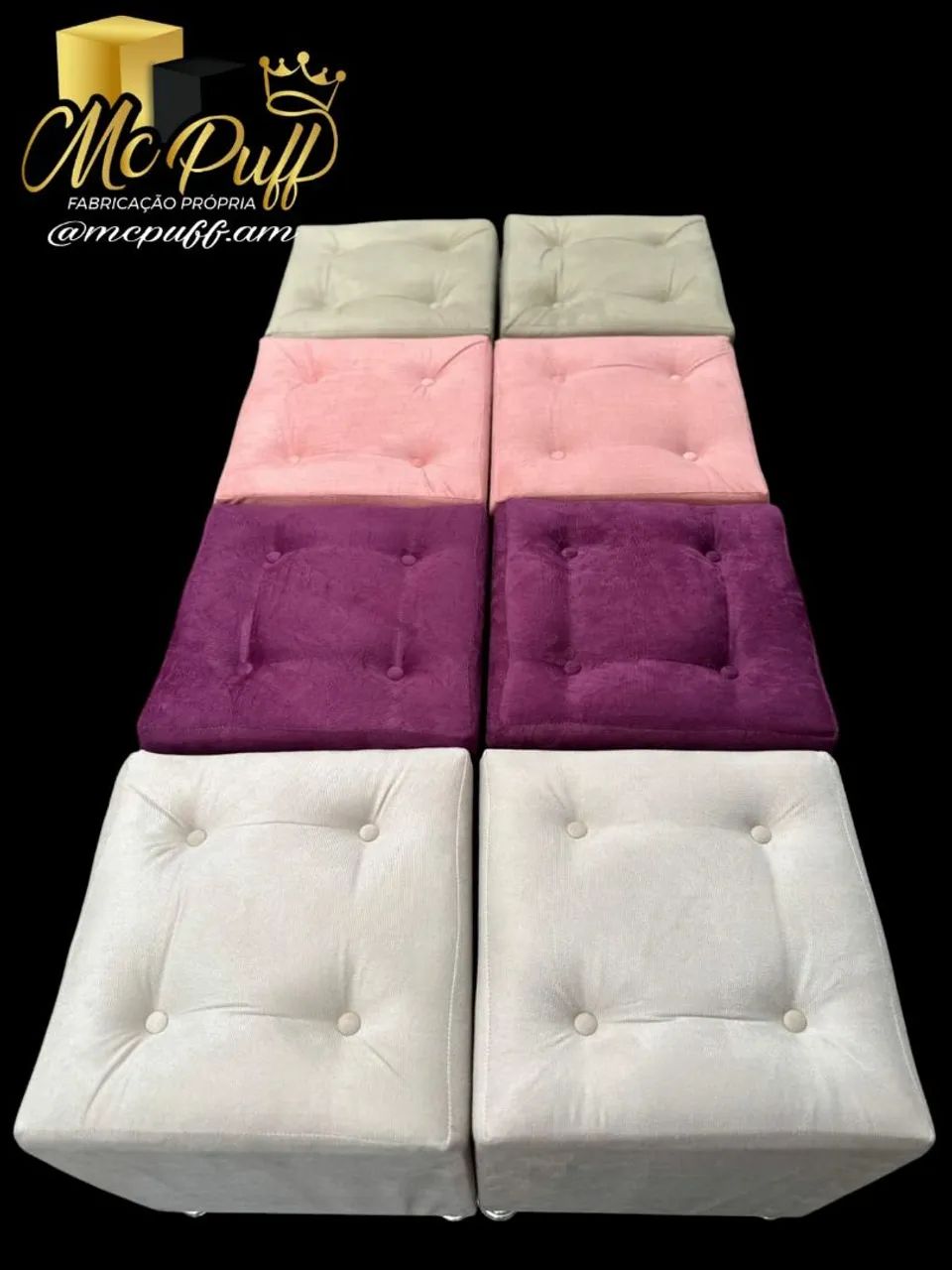 Puffs para decoração - Novo - Foto 2