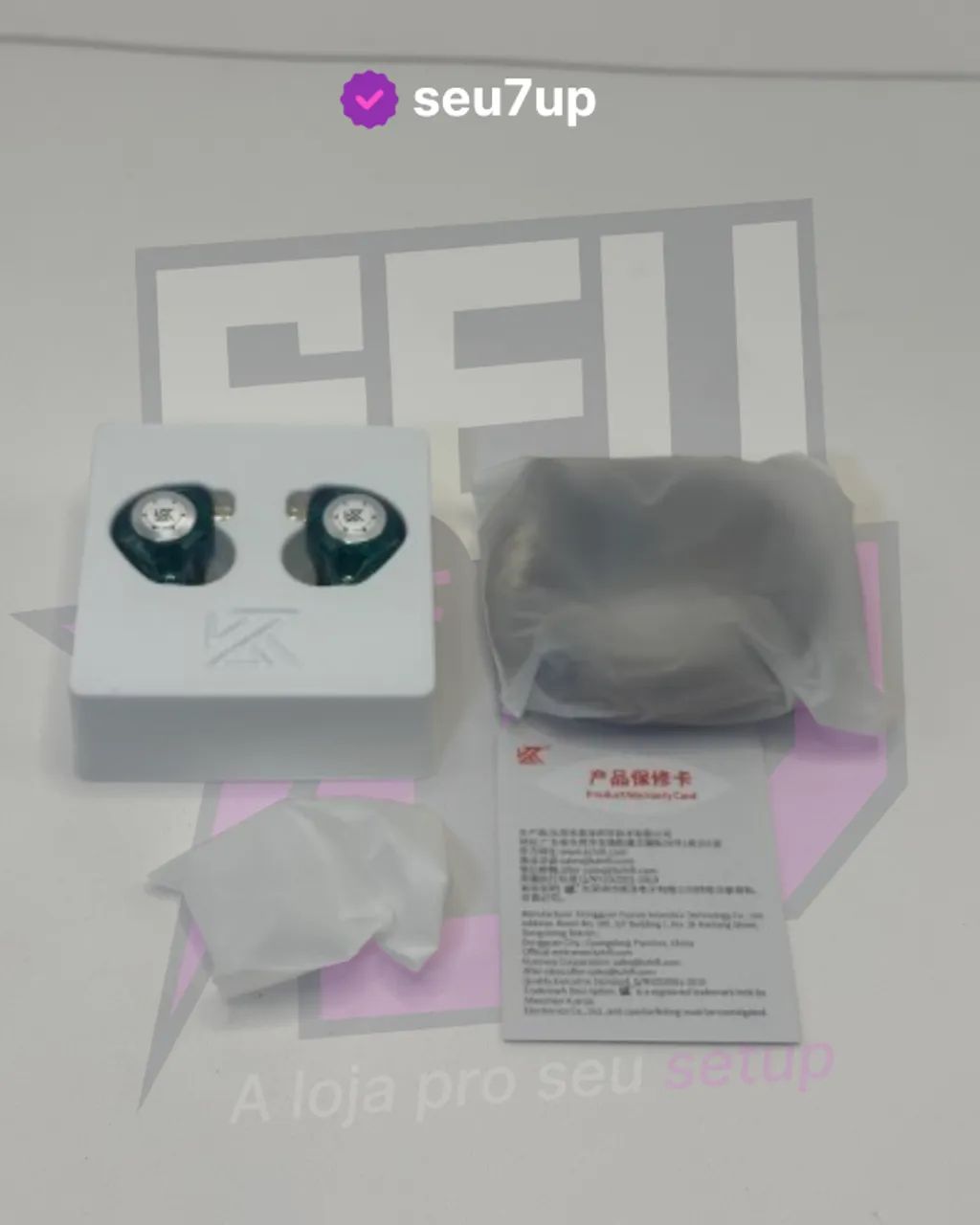  Fone intrauricular KZ EDX PRO - Azul - Foto 3