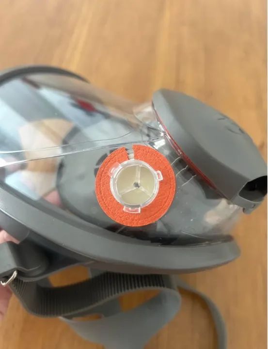 Máscara Respiratória Facial Total 3M Original - Foto 3