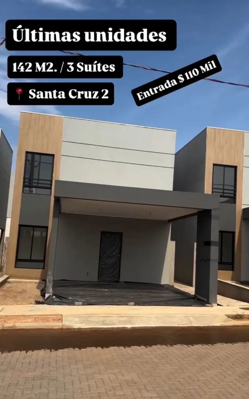 Casa condomínio bairro Santa Cruz 2