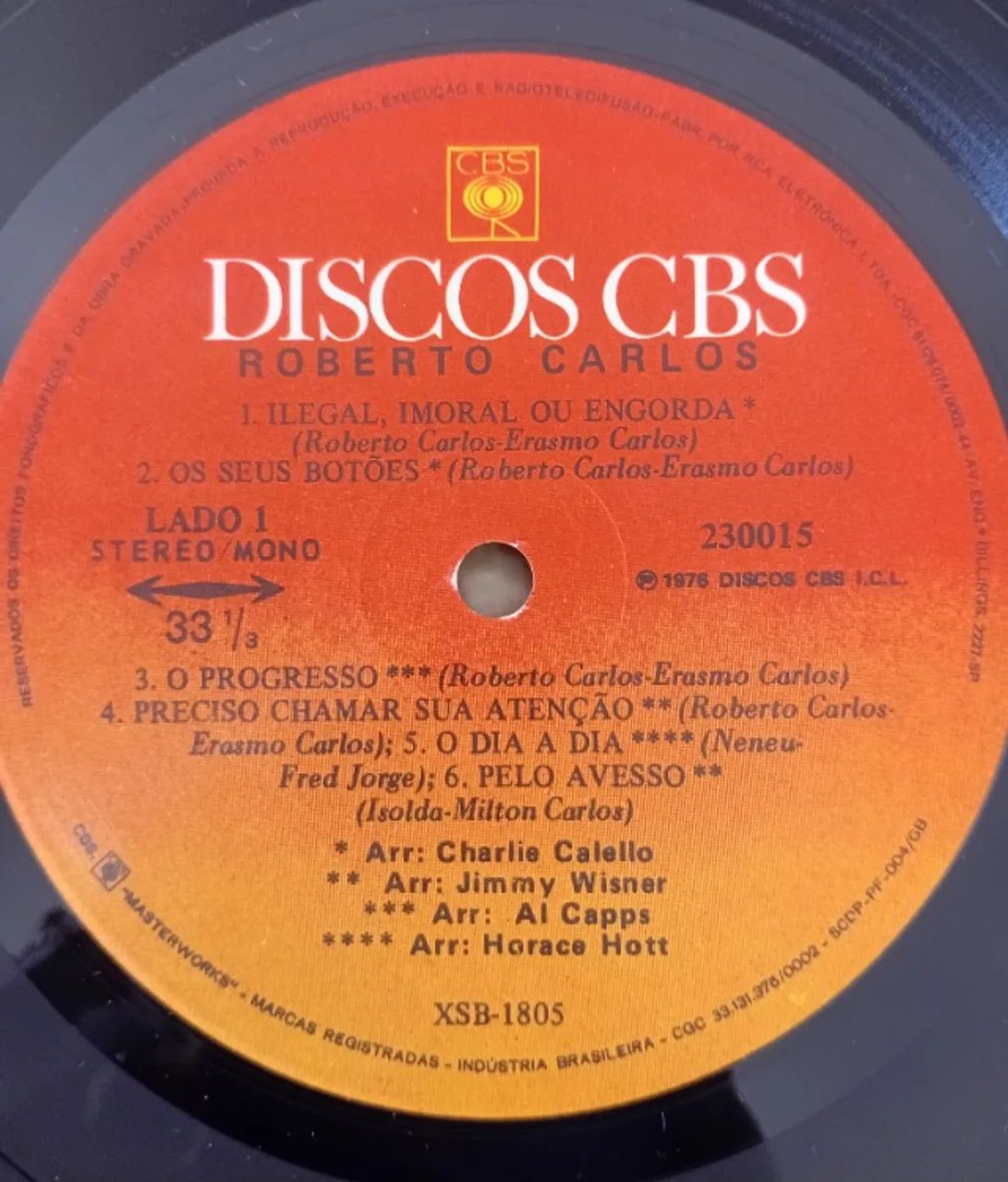DISCO VINIL ROBERTO CARLOS 1976 - Foto 3
