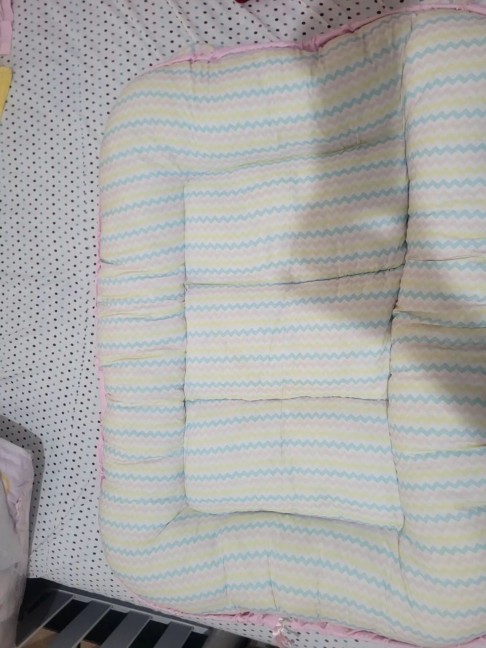 Ninho Redutor de Berço Rosa Bebê Conforto - Foto 2