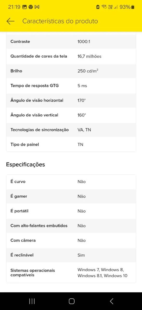Monitor Acer 21.5 V226hql Full Hd - Foto 5