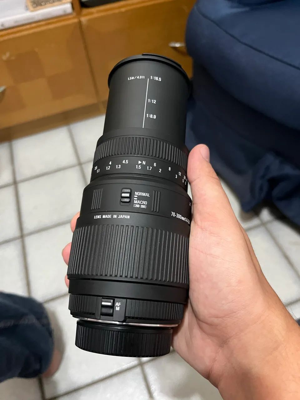 Lente Sigma 70-300mm F4-5.6 DG MACRO Nikon mount - Câmeras e