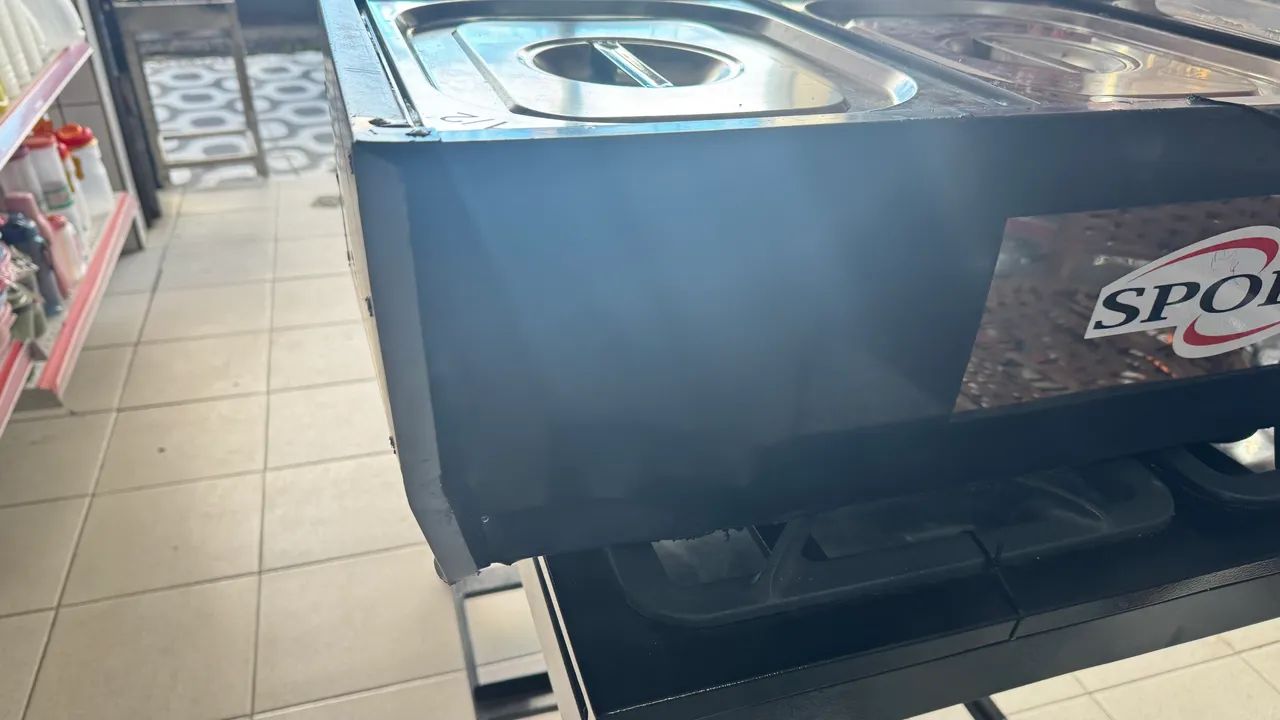 Self service torre quente 3 tampas para restaurantes - Foto 2