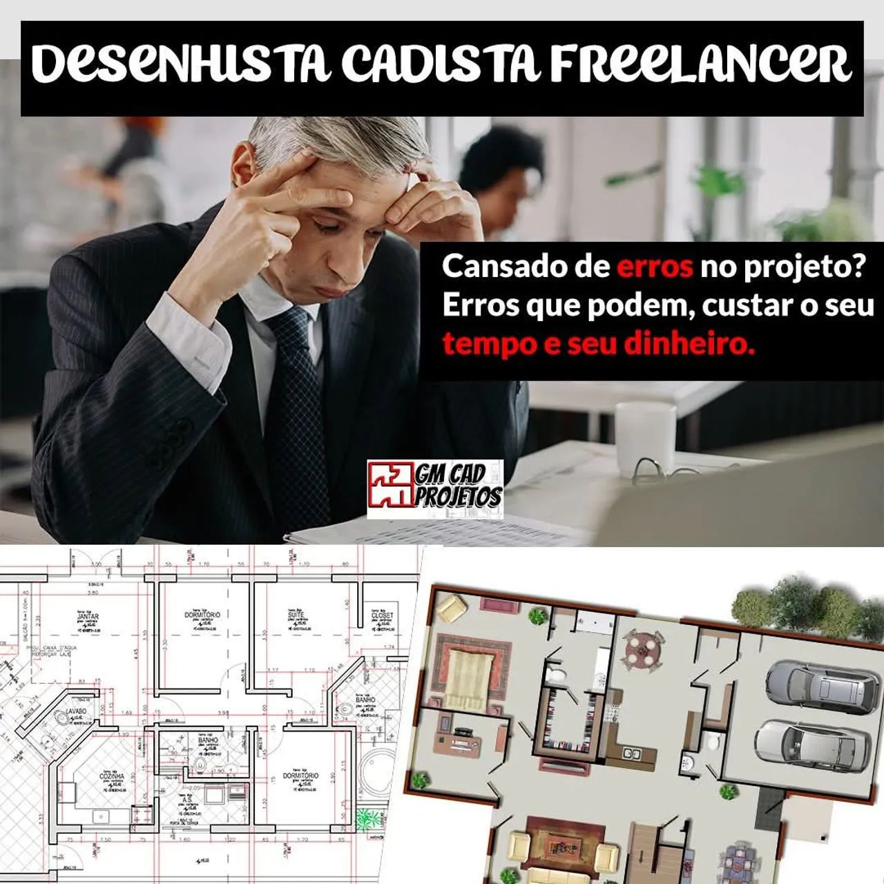 Projetista Cadista Freelancer 