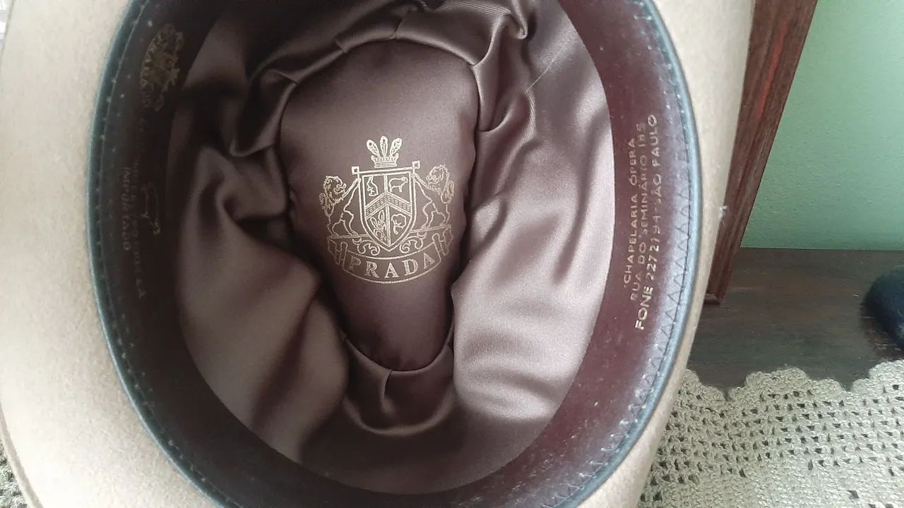 Chapeu vintage legitimo Prada  - Foto 4