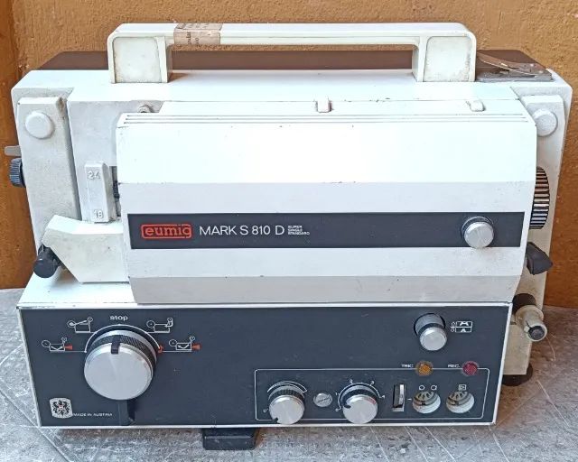 Projetor Antigo Made In Austria Eumig Mark S810d Funciona