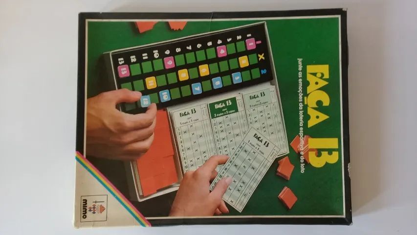 Jogo Faça 13 Da Mimo - Antigo Anos 80  - Foto 2