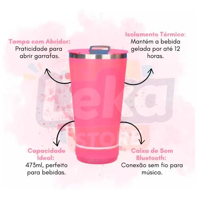 Thermal Cup with LID and BOTTLE OPENER and (420 ml) with Bluetooth Sound64352265999233120