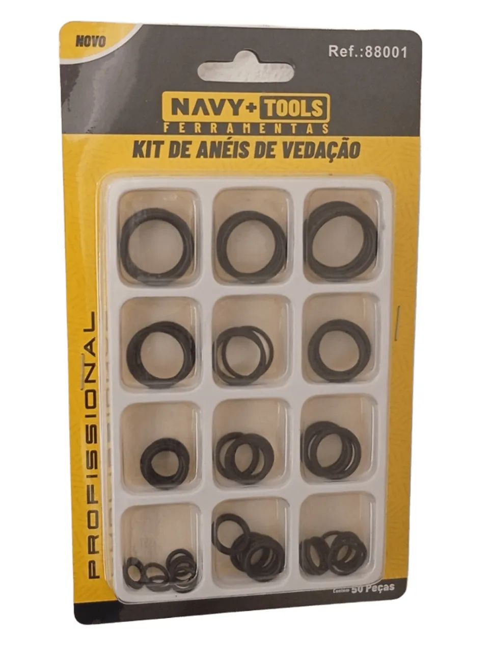 Kit de Anéis de Vedação O-ring Profissional 50 Peças