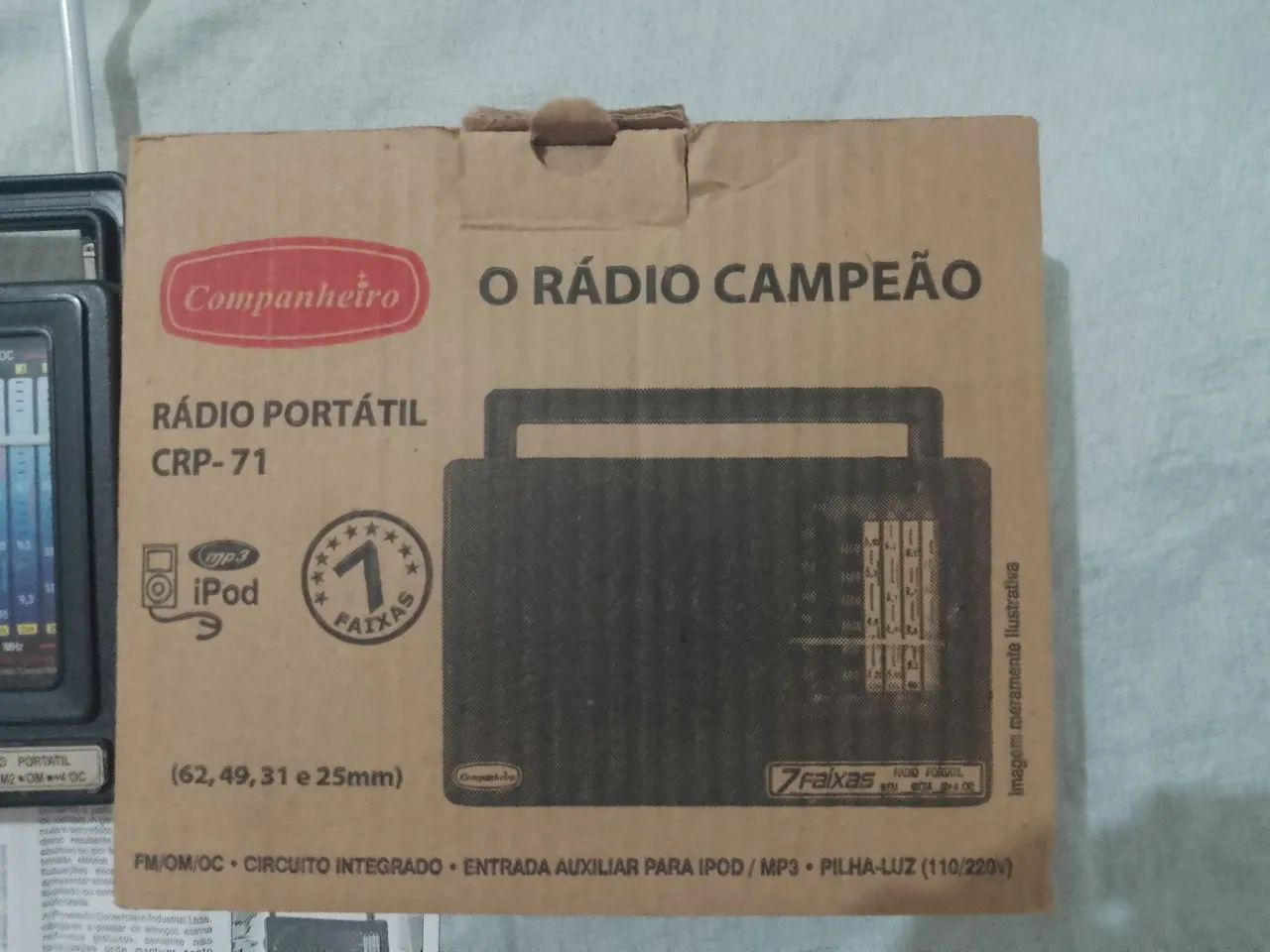 RÁDIO COMPANHEIRO 7 FAIXAS - NOVO - Foto 6