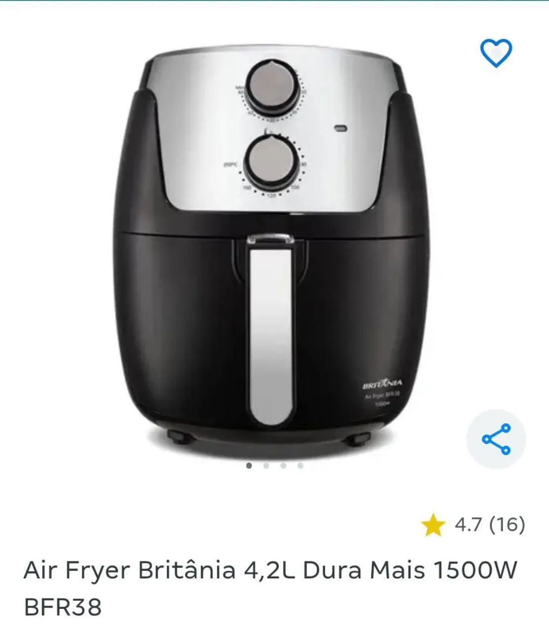 Air Fryer Britânia 4,2L - Foto 3