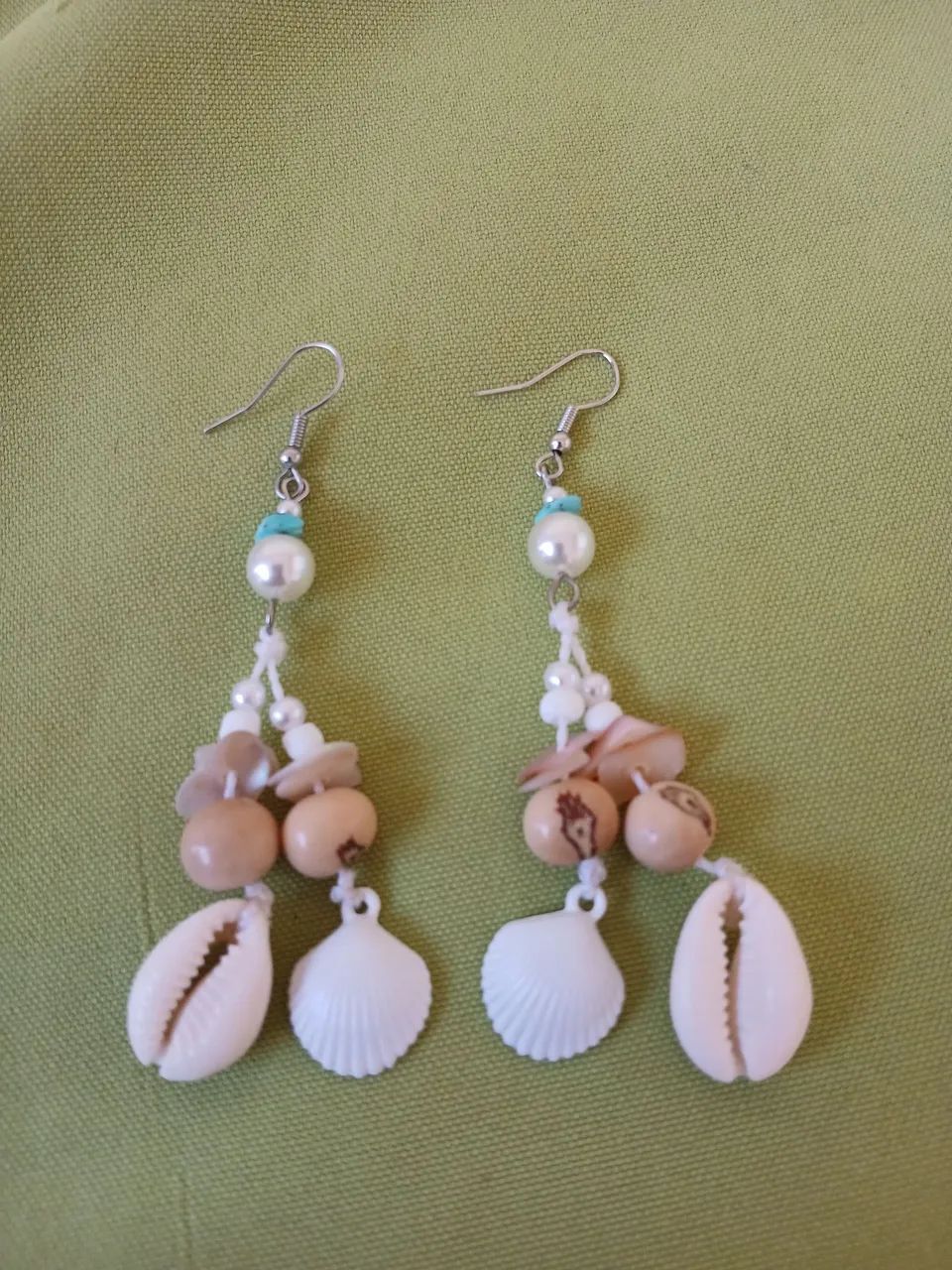 Brincos de conchas 