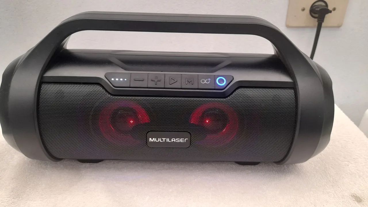 Caixinha de som portátil multilaser.radio fm,USB e Bluetooth! - Foto 3
