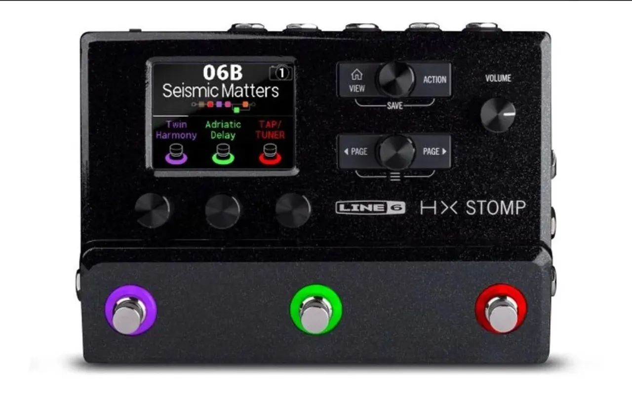 Pedaleira compacta multiefeito Line 6 Hx Stomp - Oddity Color Black - Foto 5