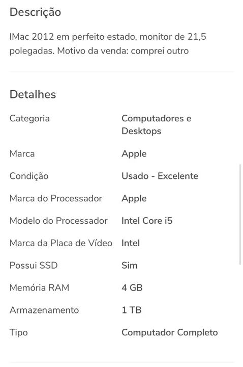Apple iMac 27 polegadas - Foto 4