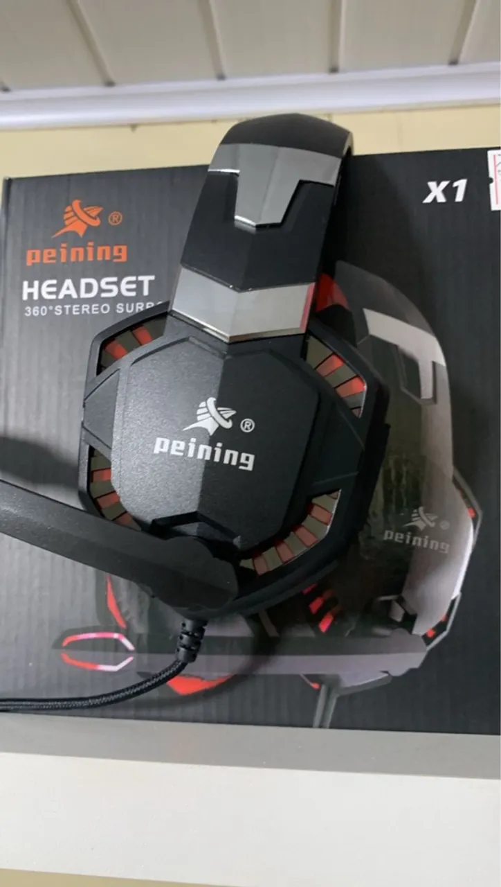 Headset Gamer Peining X1 - Impecável!