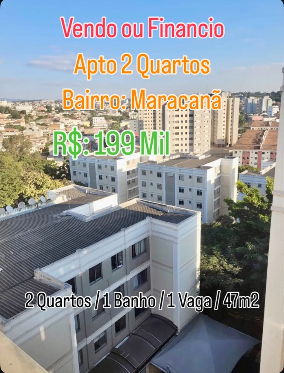 Vendo ou Financio Apto 2 Quartos Maracanã