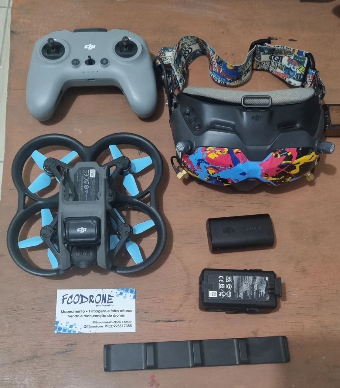 DJI Avata 1 com motor axisflying 