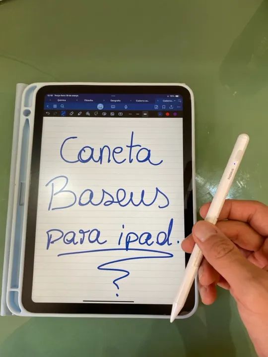 Caneta Stylus Baseus Smooth Writing 2 Series para Tablet - Foto 3