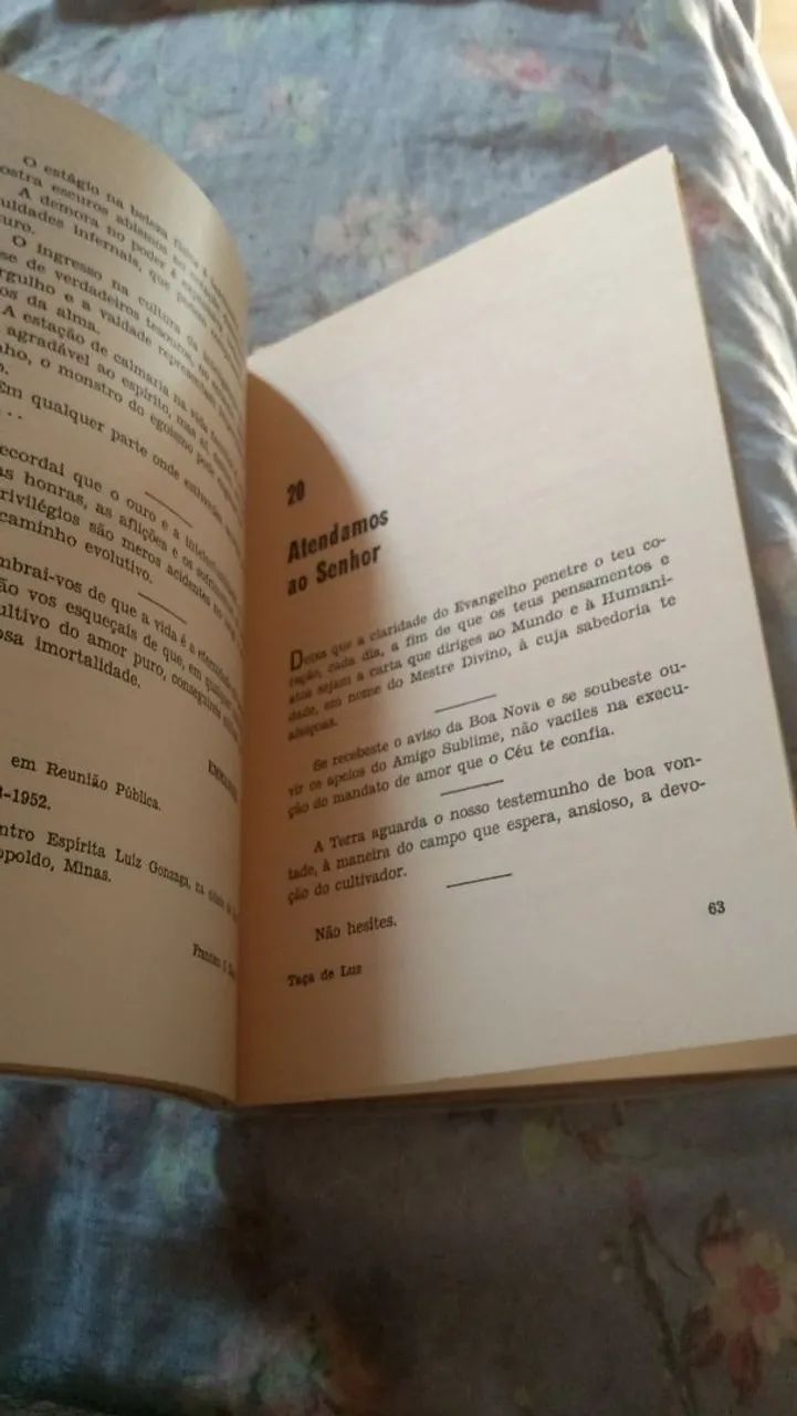 Livro 'Taça de Luz'