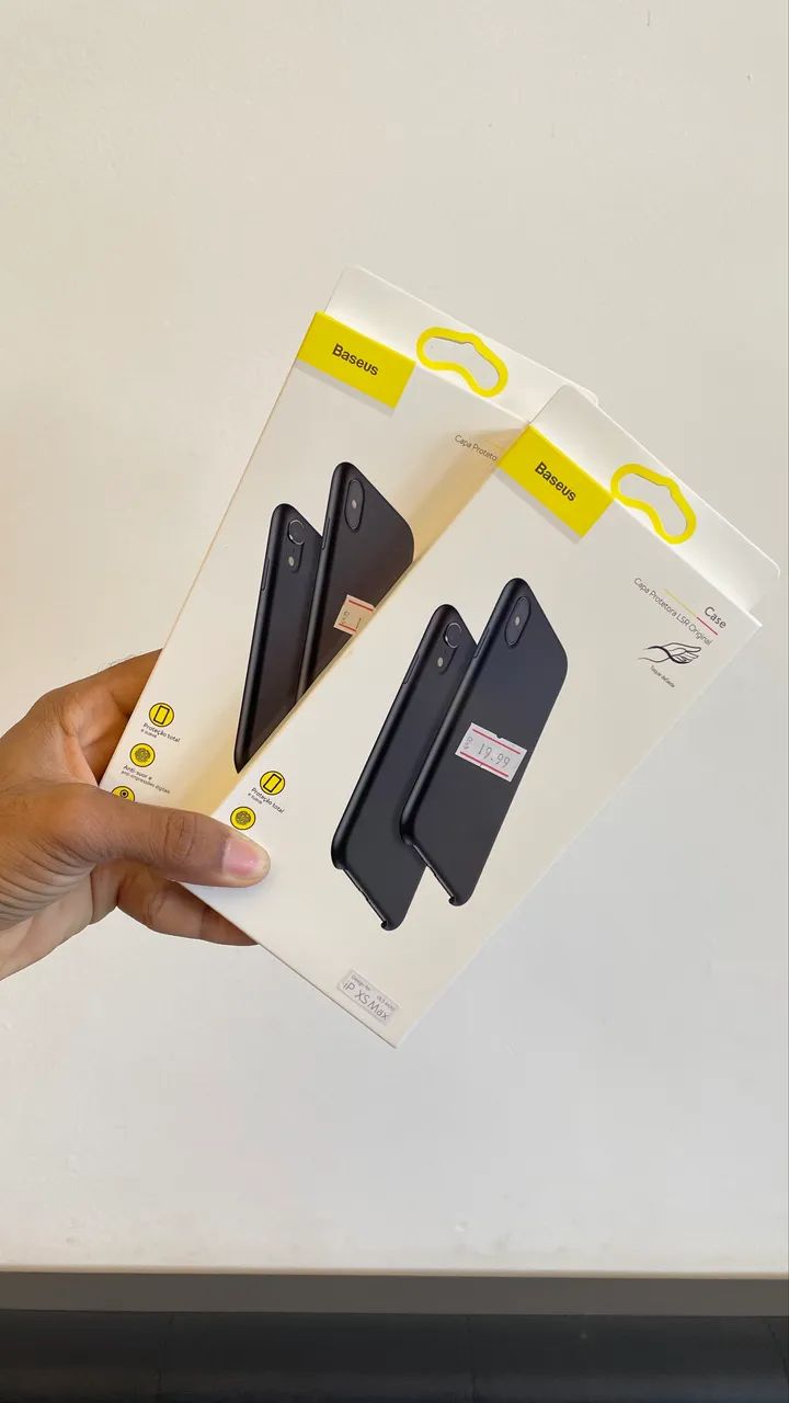 CAPA ORIGINAL BASEUS IPHONE XS MAX PRETA CASE - Foto 2