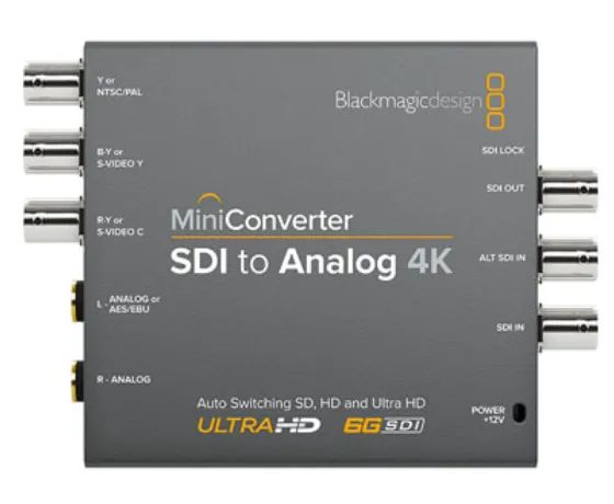 Conversor BlackmagicDesign SDI para Analógico 4K - Novo na caixa! - Foto 2