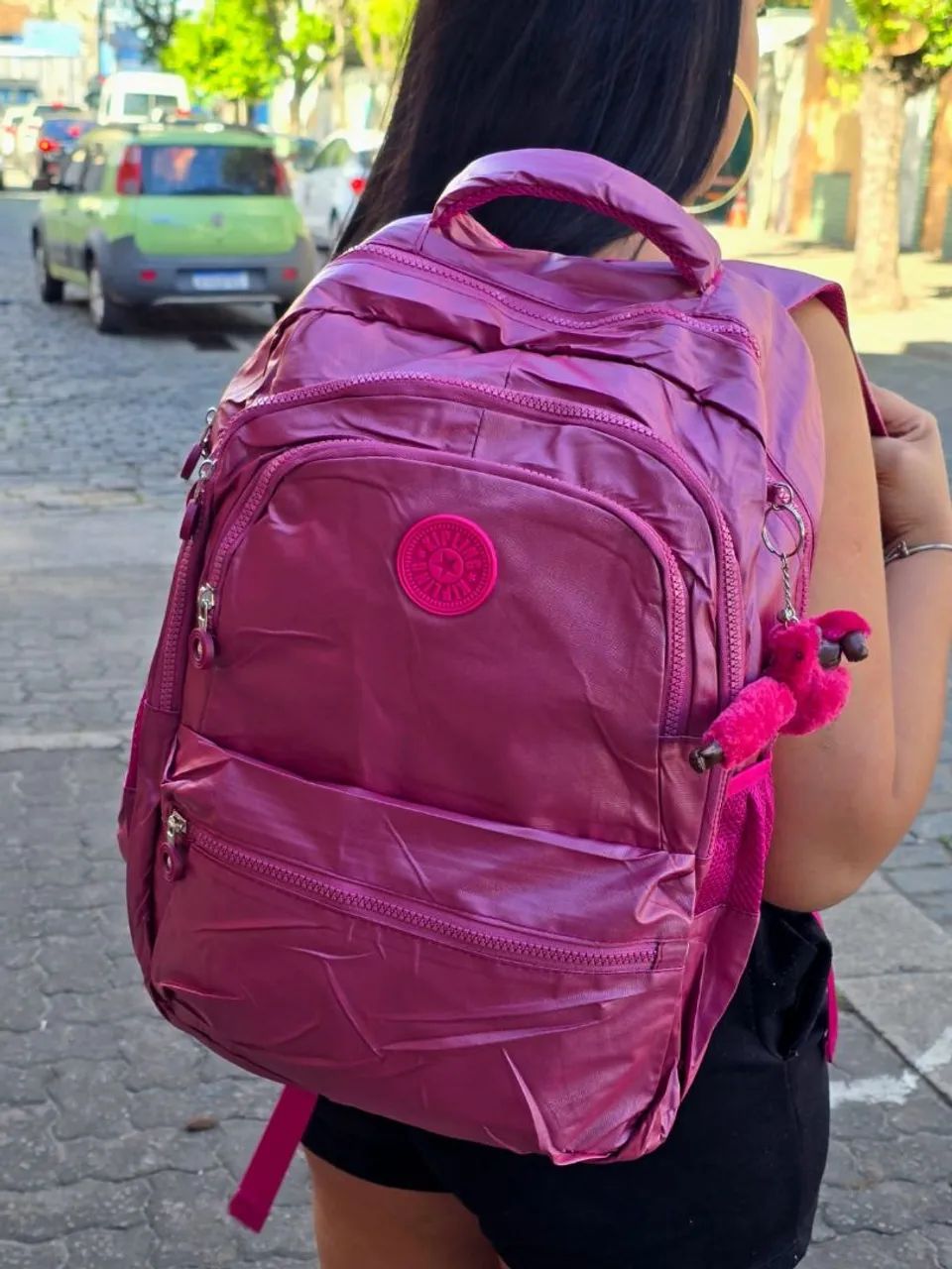 Mochila KIPLING + chaveiro - Foto 4