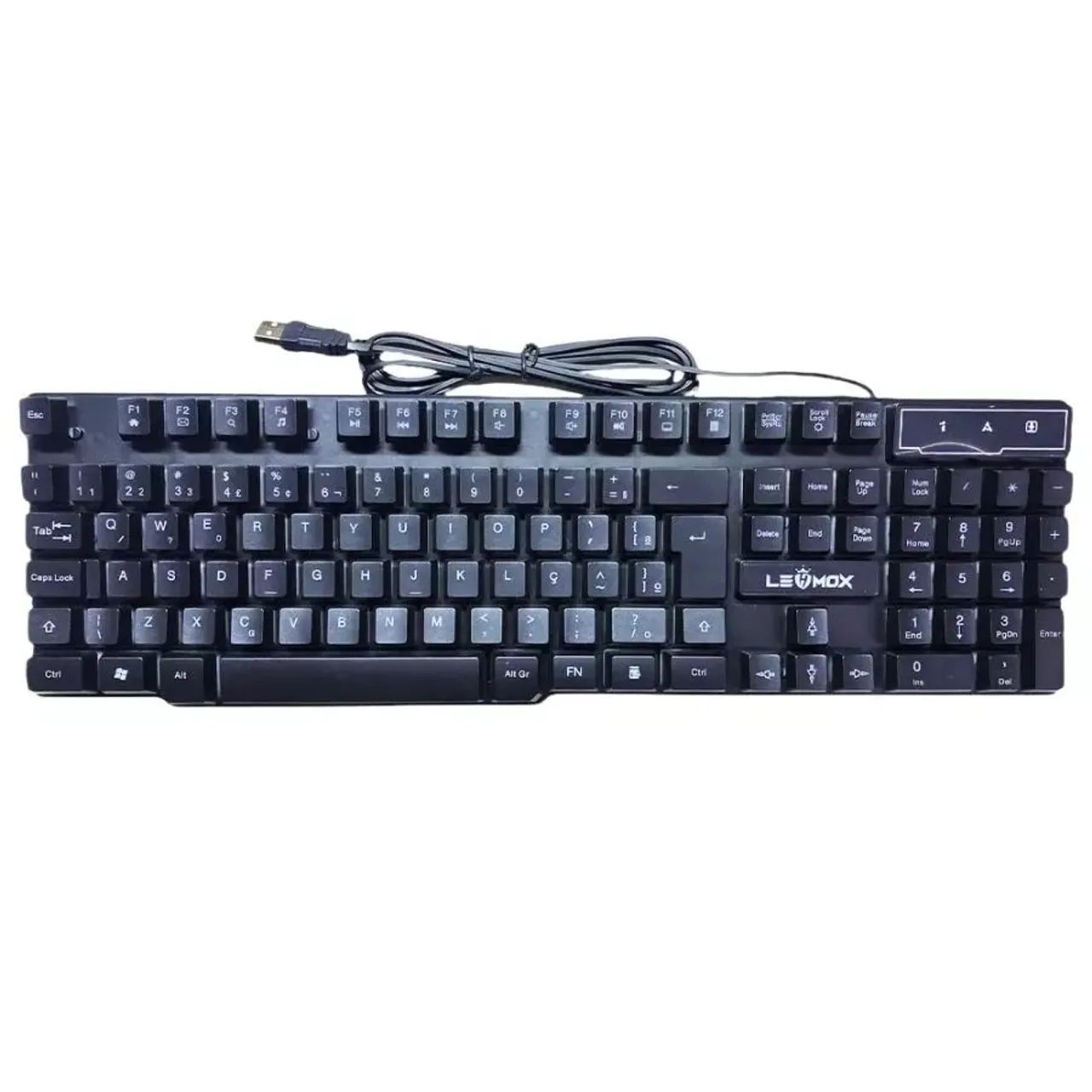 Teclado lehmox semi-mecanico com LED  - Foto 2