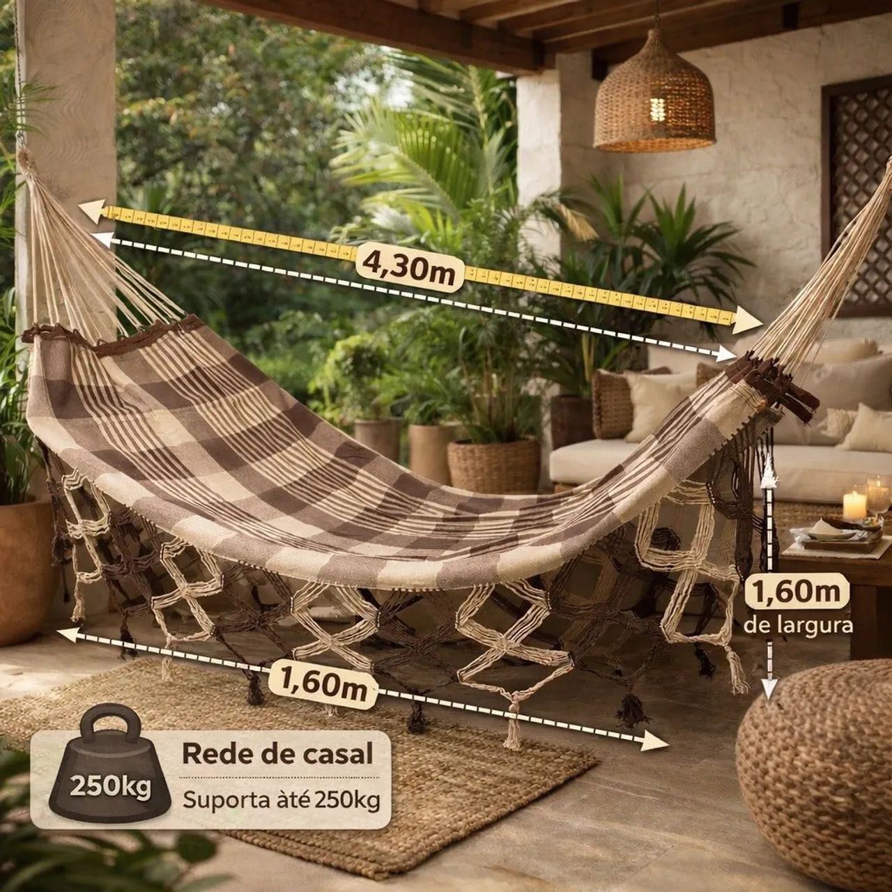 Redes de Descanso para Área Externa várias modelos e cores  - Foto 2