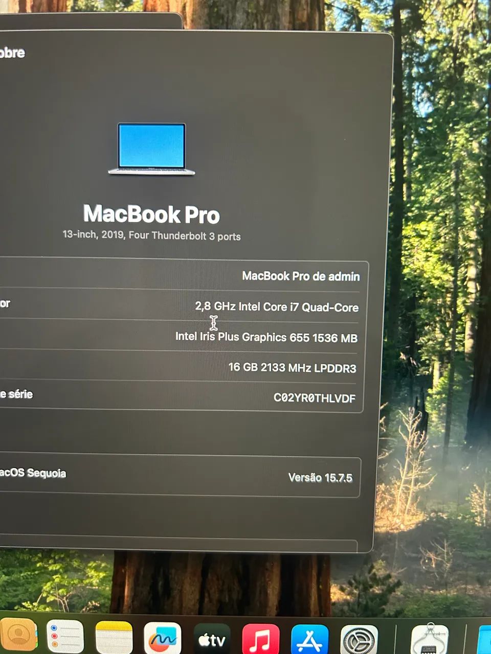 MacBook Pro 2019 TOUCHBAR I7 || 16Gb RAM || 1Tb SSD - Foto 3