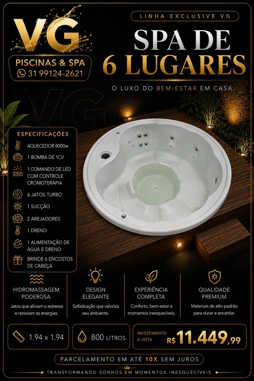 Spa de 6 lugares  - Foto 2