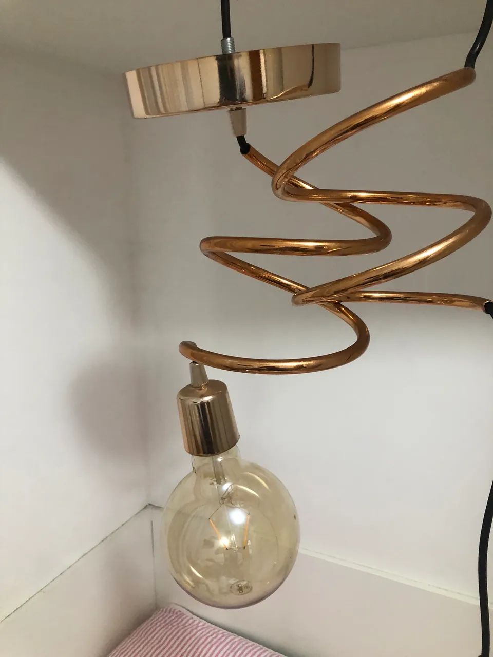 Luminária em cobre moderna completa com luminária  - Foto 2