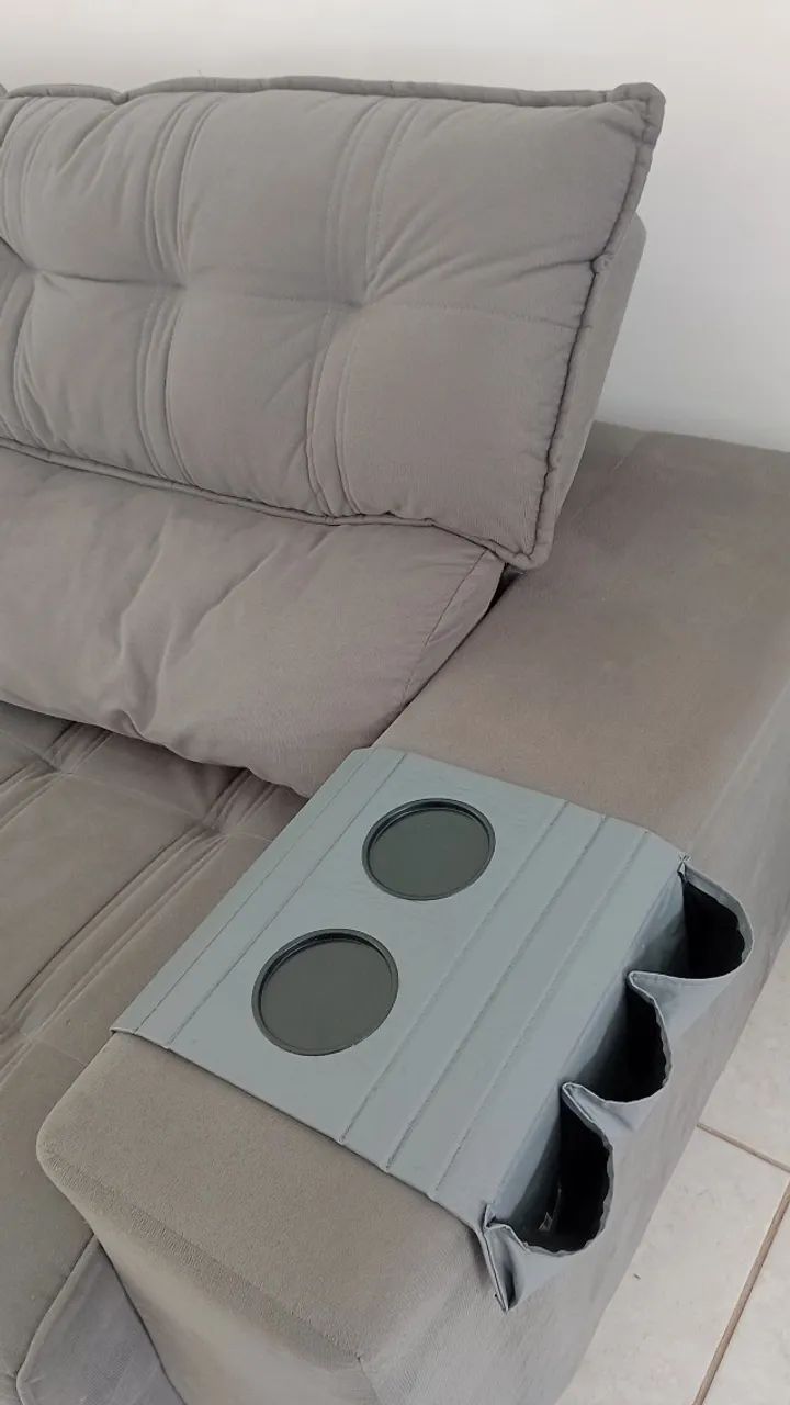 Vendo sofá retrátil 3 lugares  - Foto 3