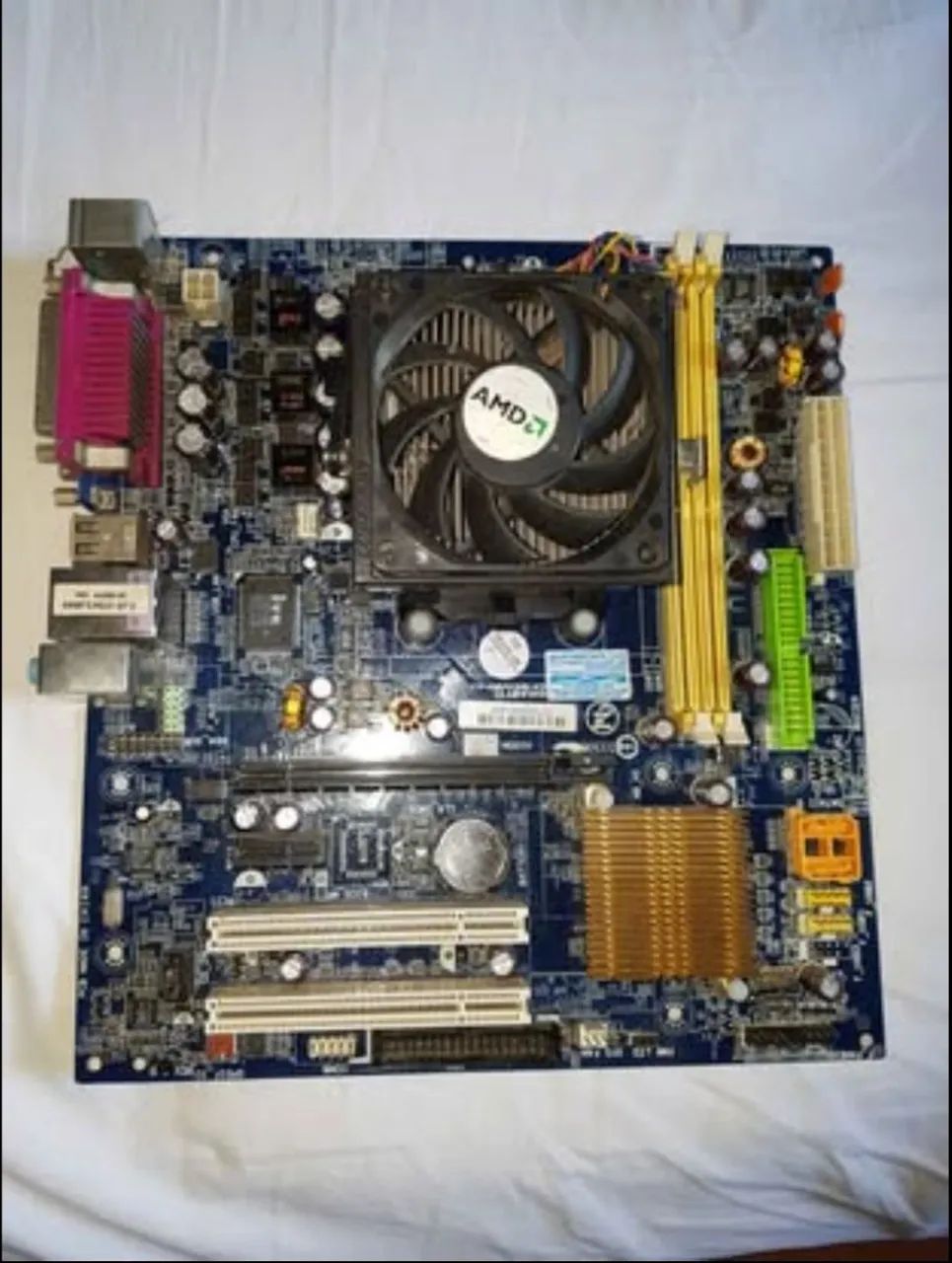 Kit Placa Mãe AMD Funcionando