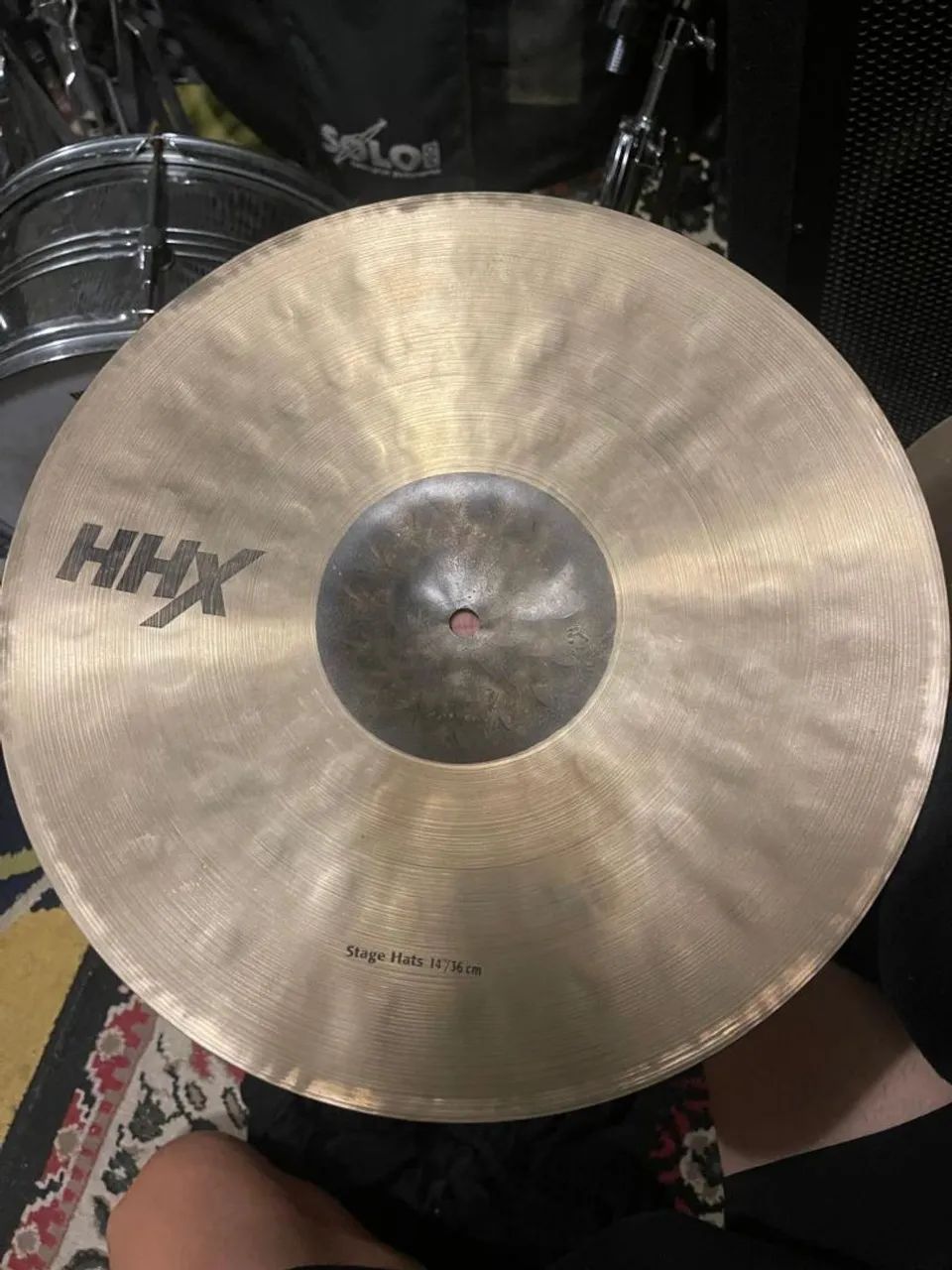 Hihat (Chimbal) sabian HHX stage hats 14 polegadas - Foto 2