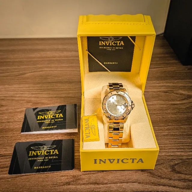 Relógio Invicta Pro Diver 9010 Dourado (Full Gold) Automático | NH35A | 40 mm - Foto 5