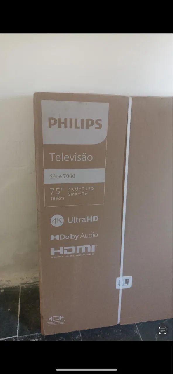 Vendo Tv 75 polegadas Philips 