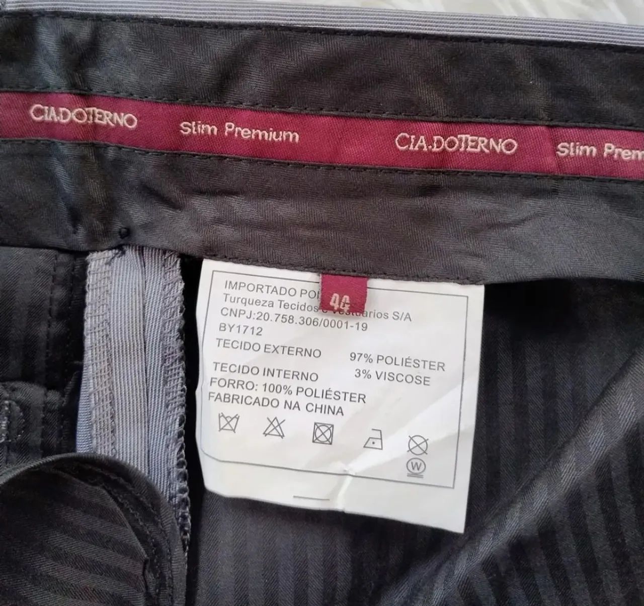 Terno Masculino Social Cinza Com Gravatá 50 - Foto 5