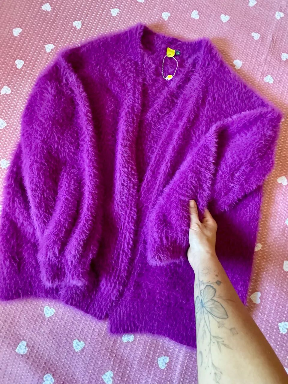 Cardigan peludinho FARM P - Foto 4