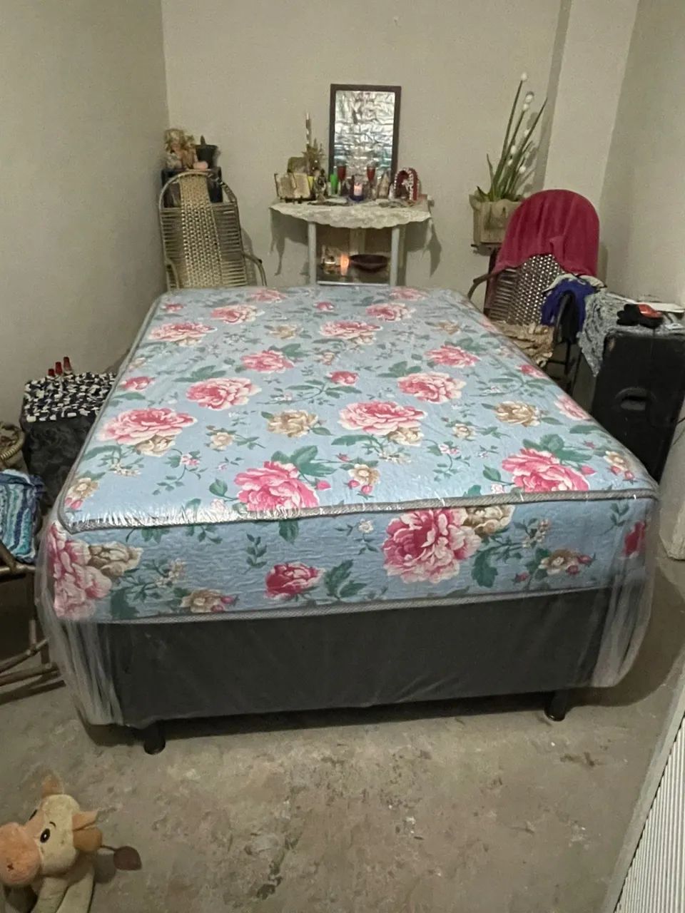 Cama box casal molas ensacadas 