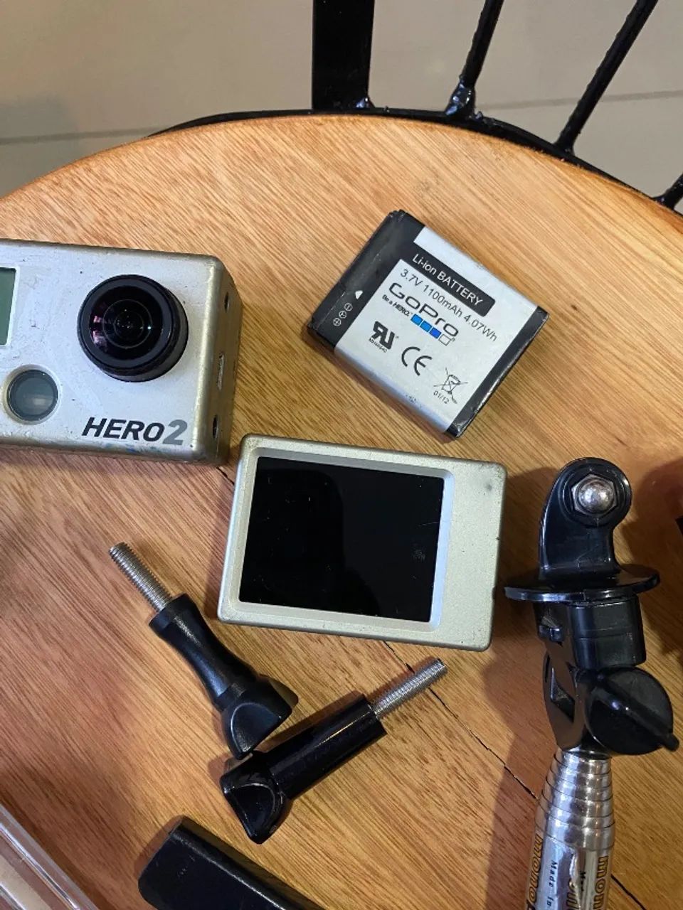 Câmera GO PRO com accesórios  - Foto 2