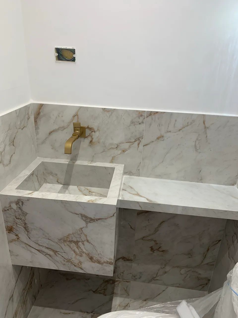 Hand-carved porcelain sinks