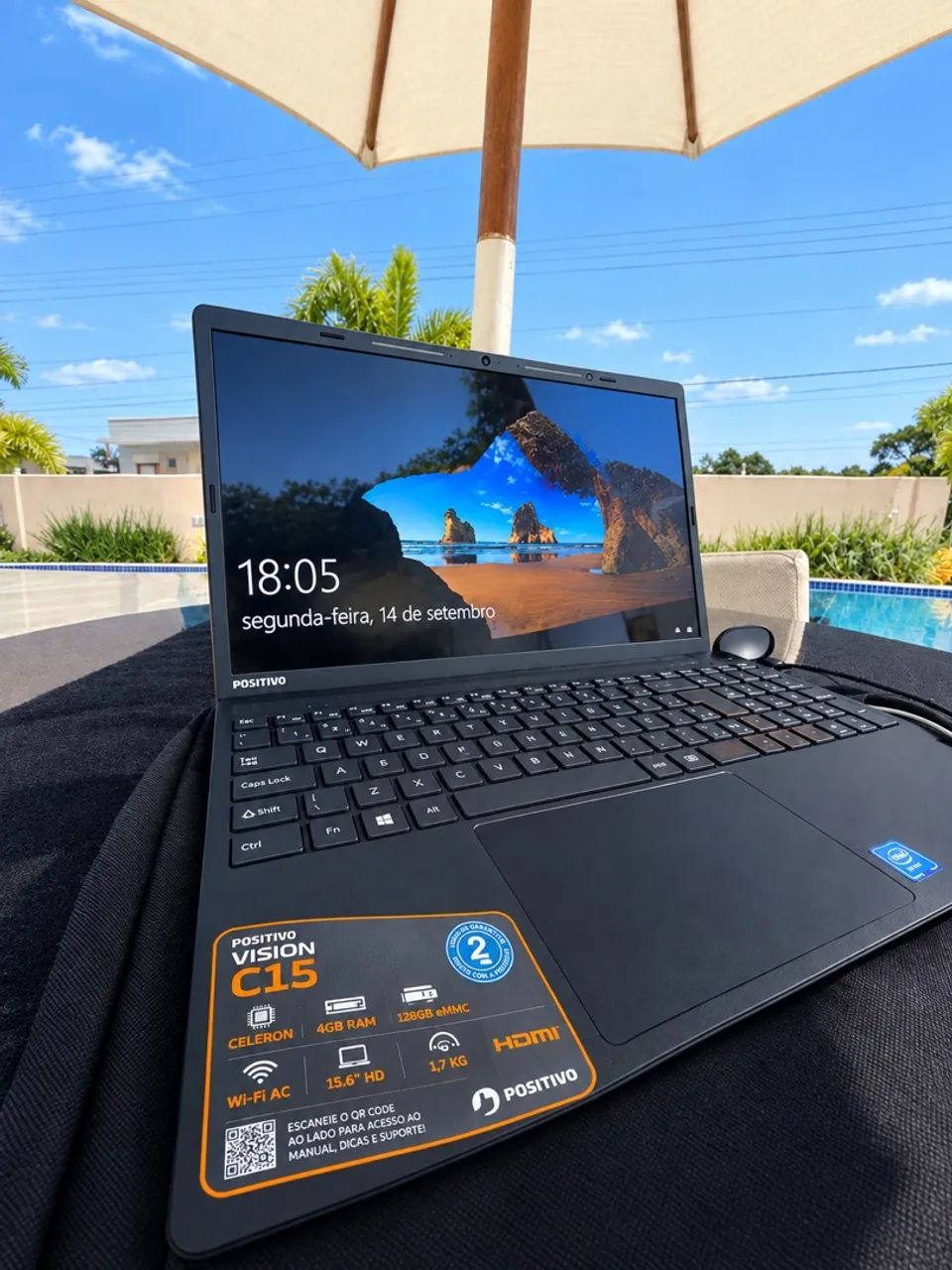 ? Notebook Positivo Vision C15 + brindes ?