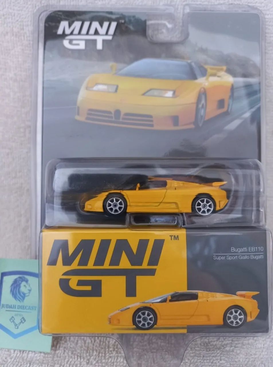 Bugatti EB 110 - Super Sport Giallo - #866 - Mini GT
